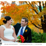 Downtown Ottawa Fall Wedding Picture - Ottawa Wedding Photographer