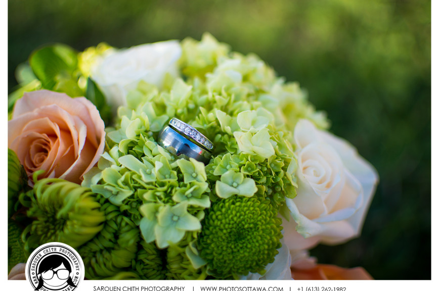 Wedding Bouquet with Ring Photos - Ottawa Wedding Photographer