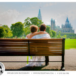 Bench Wedding Photo in Ottawa | Ottawa Wedding Photographer